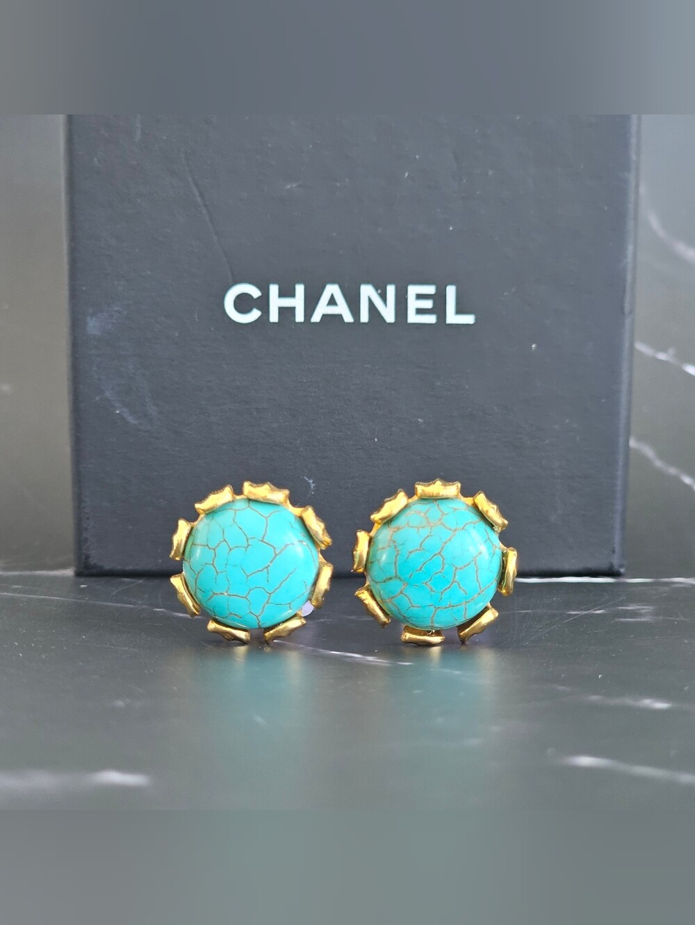 🩵 Chanel Turquoise Earrings 🩵